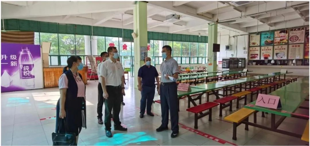 广州市科协检查指导科贸学院疫情防控工作